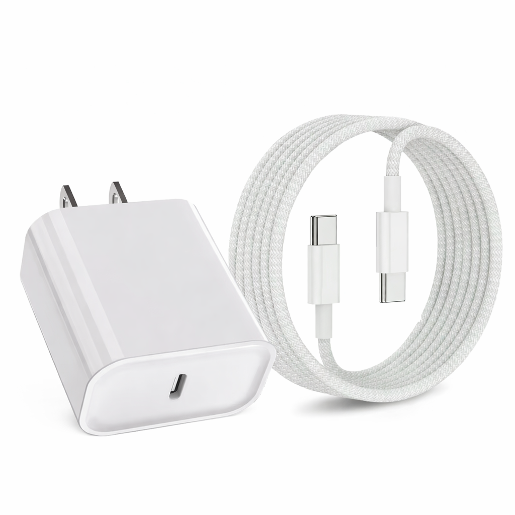 30W USB-C Fast Charger with 3.3FT Braided Cable
