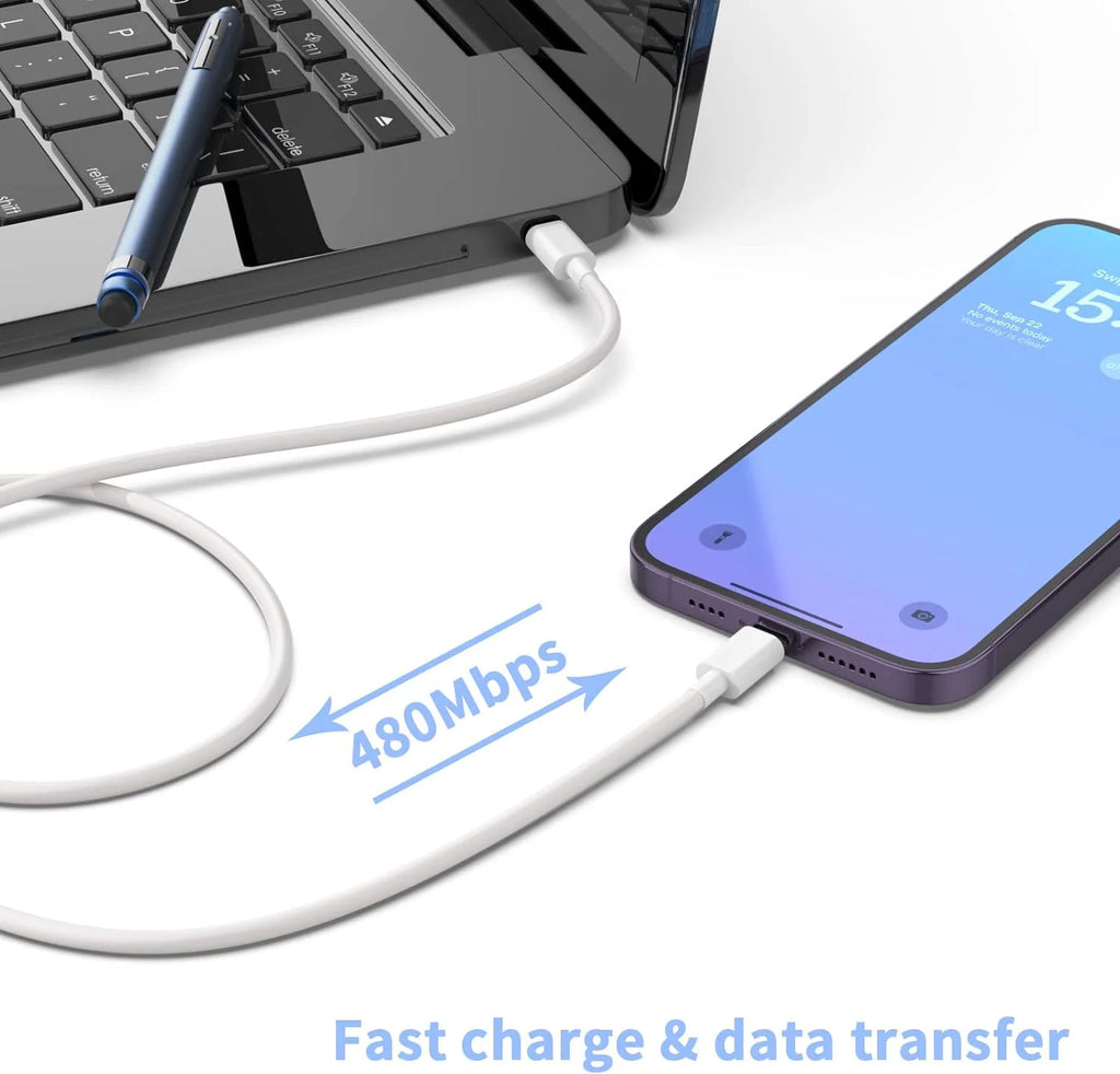 USB C Charger,2Pack 20W Fast Charging Block with 2 Pack 6FT Cable Compatible with Iphone 14 13 12 11 Pro Max XR XS X,Ipad Case